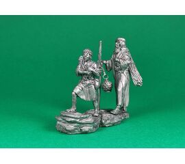 Abraham and Isaac climb the mountain