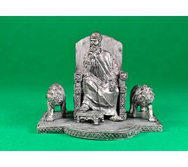 King Solomon on the throne