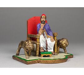 King Solomon on the Throne of Israel