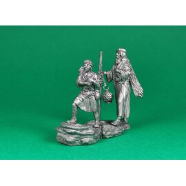 Abraham and Isaac climb the mountain