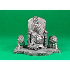 King Solomon on the throne