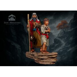 Abraham and Isaac Climb the Mountain