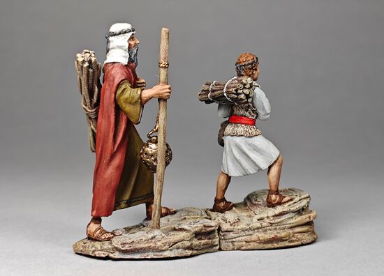 Abraham and Isaac Climb the Mountain