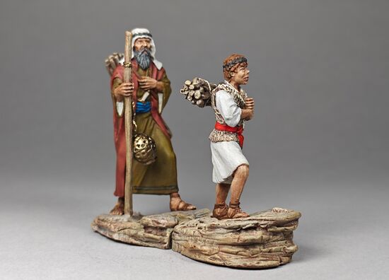 Abraham and Isaac Climb the Mountain