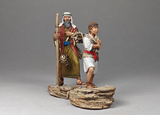 Abraham and Isaac Climb the Mountain