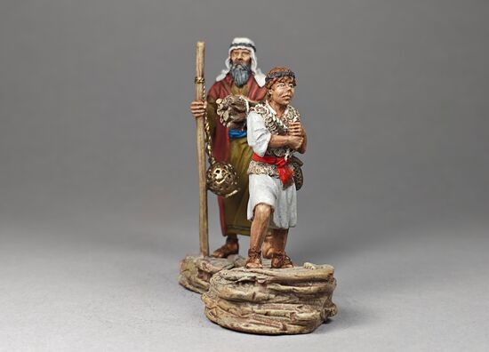 Abraham and Isaac Climb the Mountain