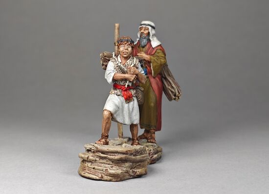 Abraham and Isaac Climb the Mountain