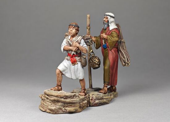 Abraham and Isaac Climb the Mountain