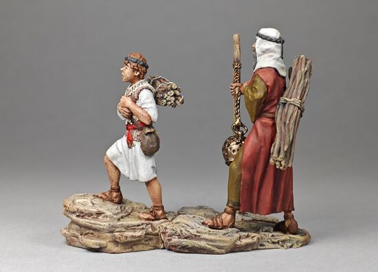 Abraham and Isaac Climb the Mountain