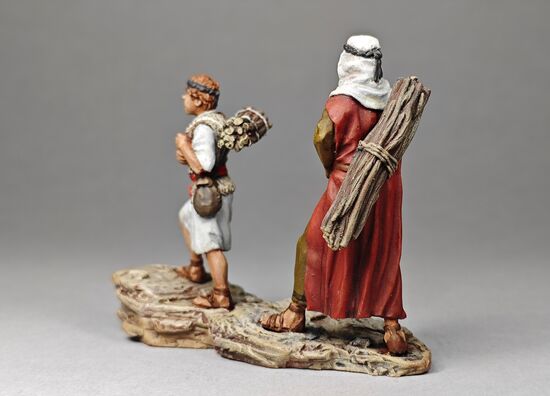 Abraham and Isaac Climb the Mountain