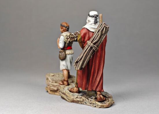 Abraham and Isaac Climb the Mountain