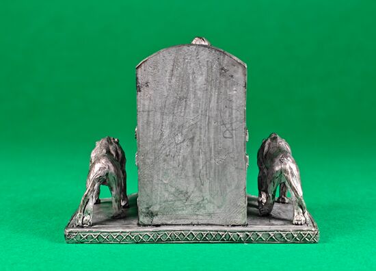 King Solomon on the throne