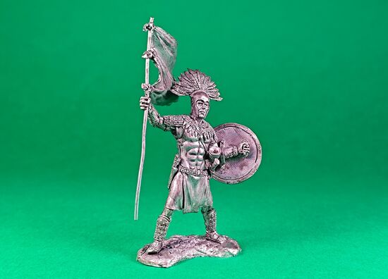 Moroni Raises the Title of Liberty