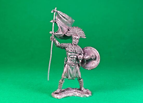 Moroni Raises the Title of Liberty