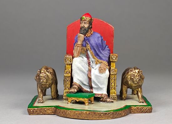 King Solomon on the Throne of Israel