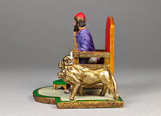 King Solomon on the Throne of Israel