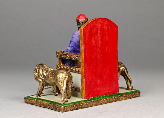 King Solomon on the Throne of Israel