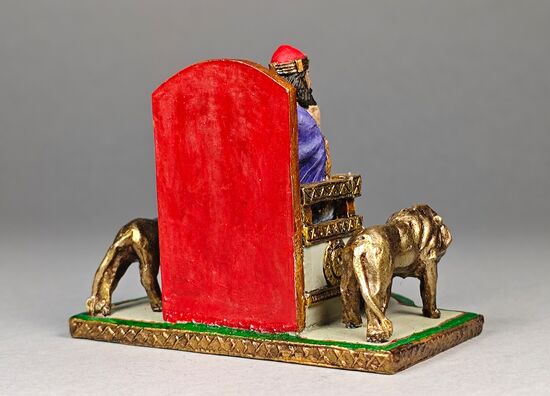 King Solomon on the Throne of Israel