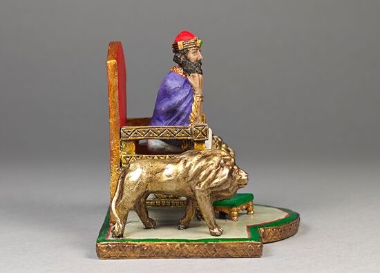 King Solomon on the Throne of Israel