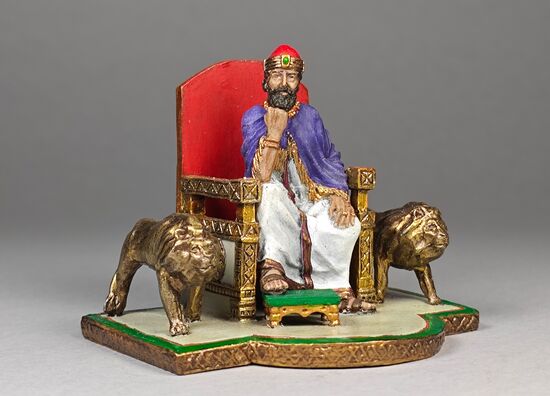 King Solomon on the Throne of Israel