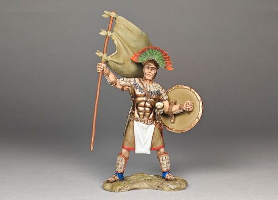 Moroni Raises the Title of Liberty