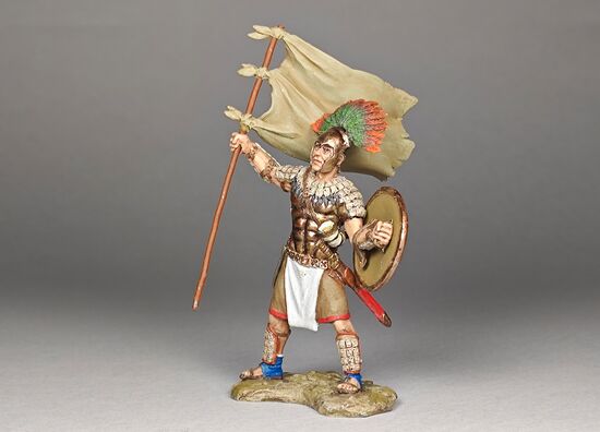 Moroni Raises the Title of Liberty