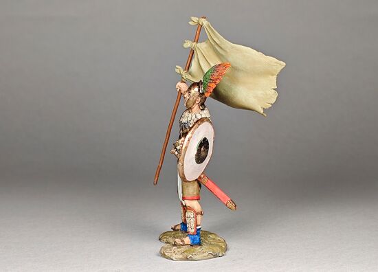 Moroni Raises the Title of Liberty