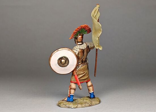 Moroni Raises the Title of Liberty