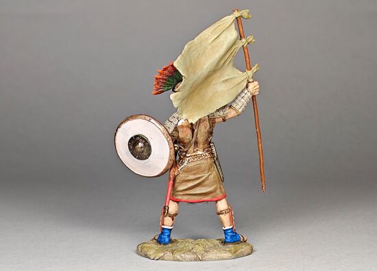 Moroni Raises the Title of Liberty