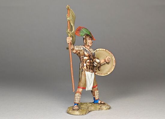 Moroni Raises the Title of Liberty