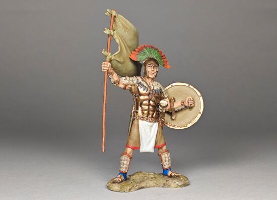 Moroni Raises the Title of Liberty