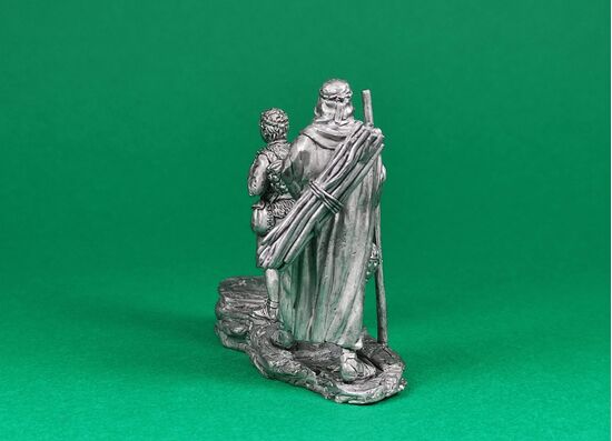 Abraham and Isaac climb the mountain