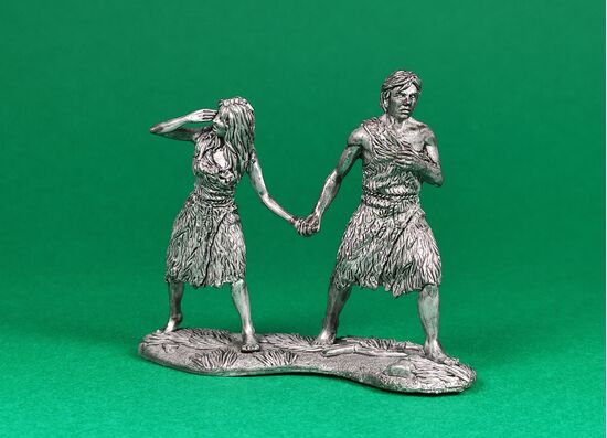 Adam and Eve leaving the Garden of Eden