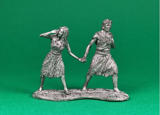 Adam and Eve leaving the Garden of Eden