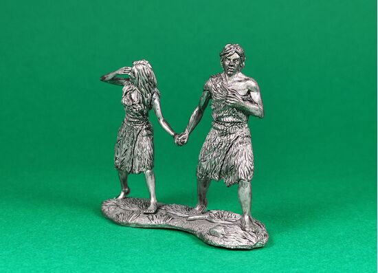 Adam and Eve leaving the Garden of Eden