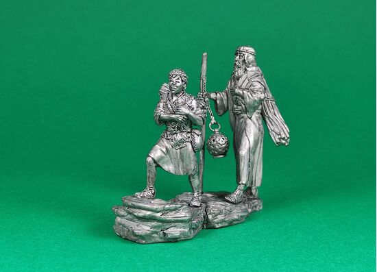 Abraham and Isaac Climb the Mountain