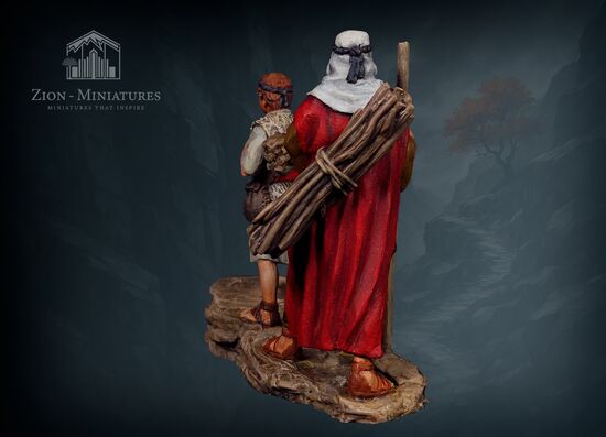 Abraham and Isaac Climb the Mountain