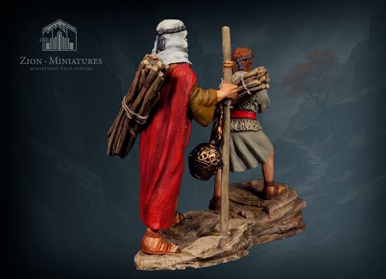 Abraham and Isaac Climb the Mountain