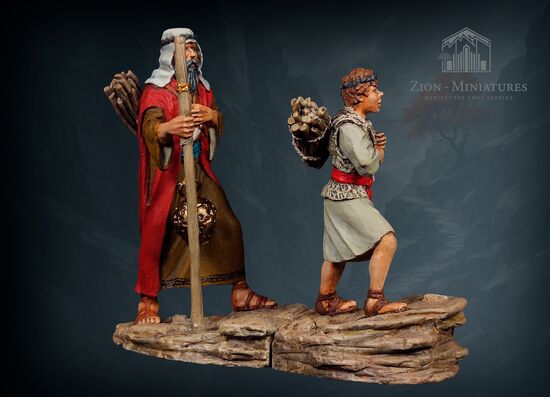 Abraham and Isaac Climb the Mountain
