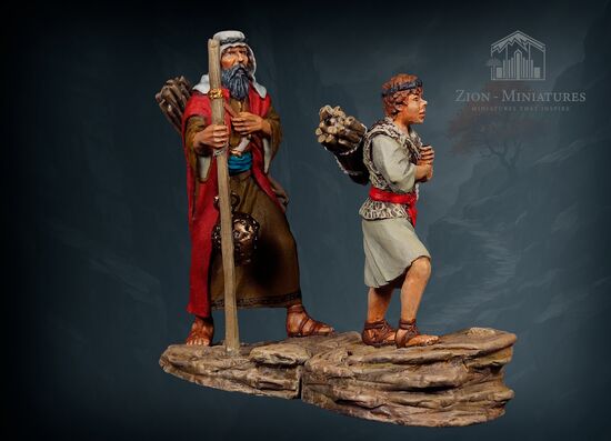 Abraham and Isaac Climb the Mountain