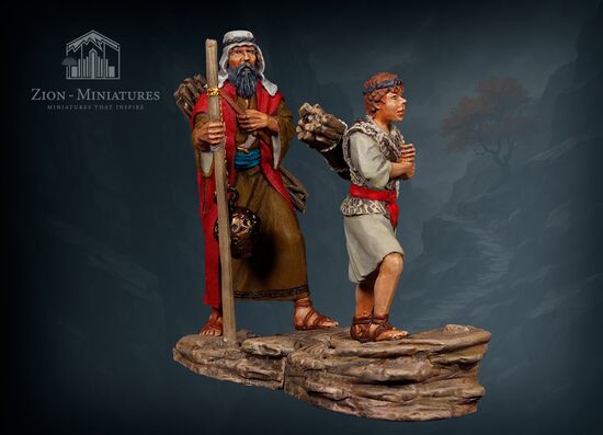 Abraham and Isaac Climb the Mountain