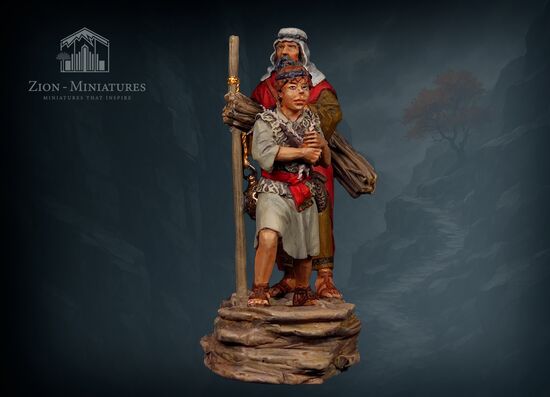 Abraham and Isaac Climb the Mountain