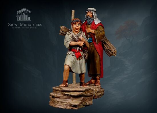 Abraham and Isaac Climb the Mountain