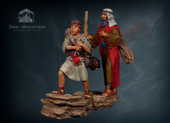 Abraham and Isaac Climb the Mountain