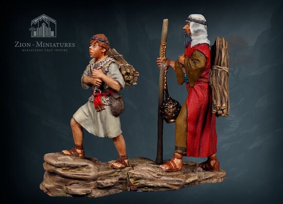 Abraham and Isaac Climb the Mountain