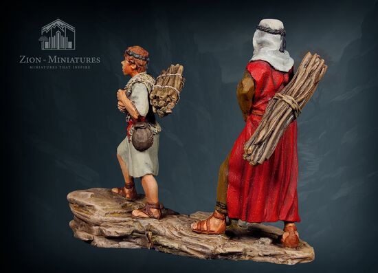 Abraham and Isaac Climb the Mountain