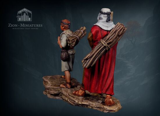 Abraham and Isaac Climb the Mountain